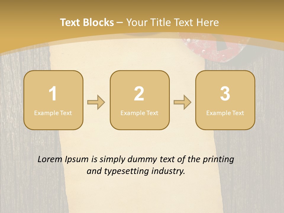 Red Forever Promise PowerPoint Template