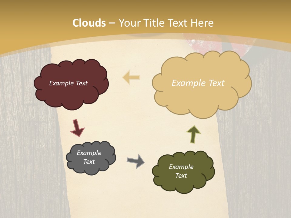 Red Forever Promise PowerPoint Template