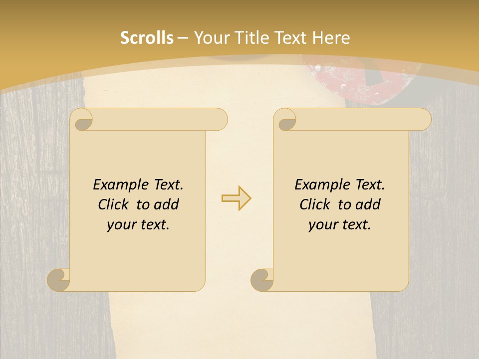 Red Forever Promise PowerPoint Template