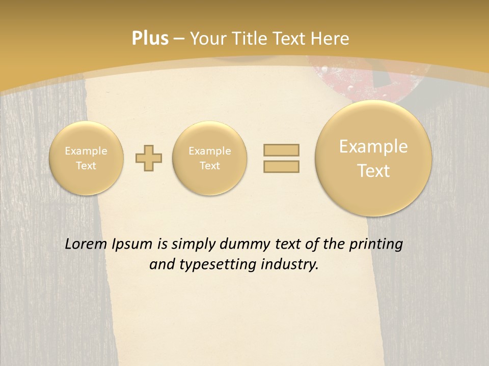 Red Forever Promise PowerPoint Template