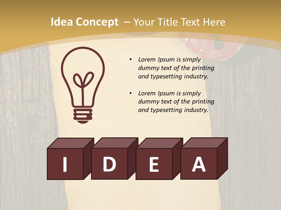 Red Forever Promise PowerPoint Template