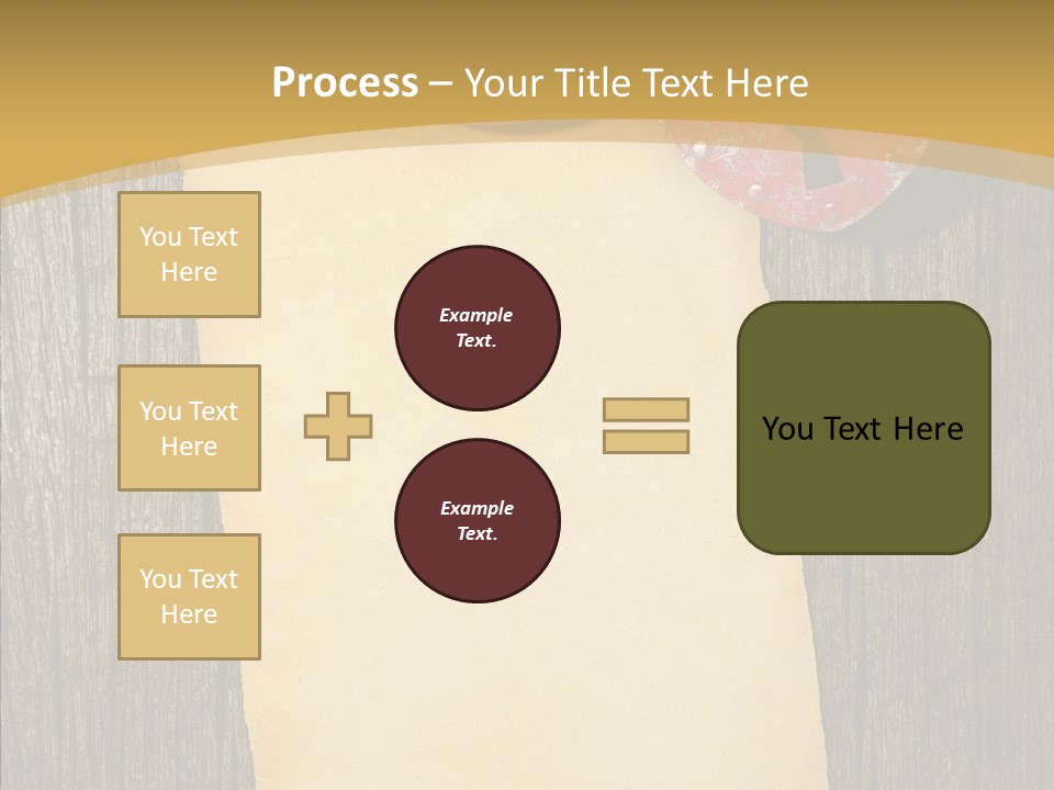 Red Forever Promise PowerPoint Template