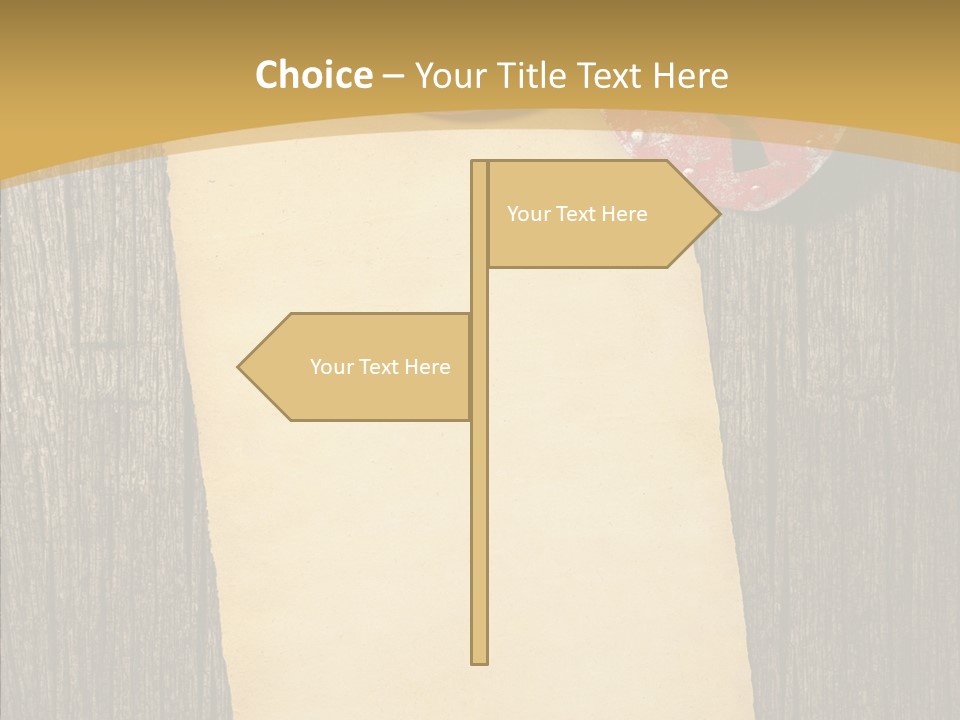 Red Forever Promise PowerPoint Template