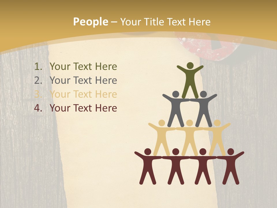 Red Forever Promise PowerPoint Template