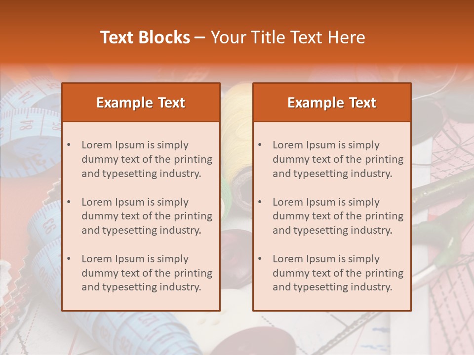 Hobby Light Close Up PowerPoint Template