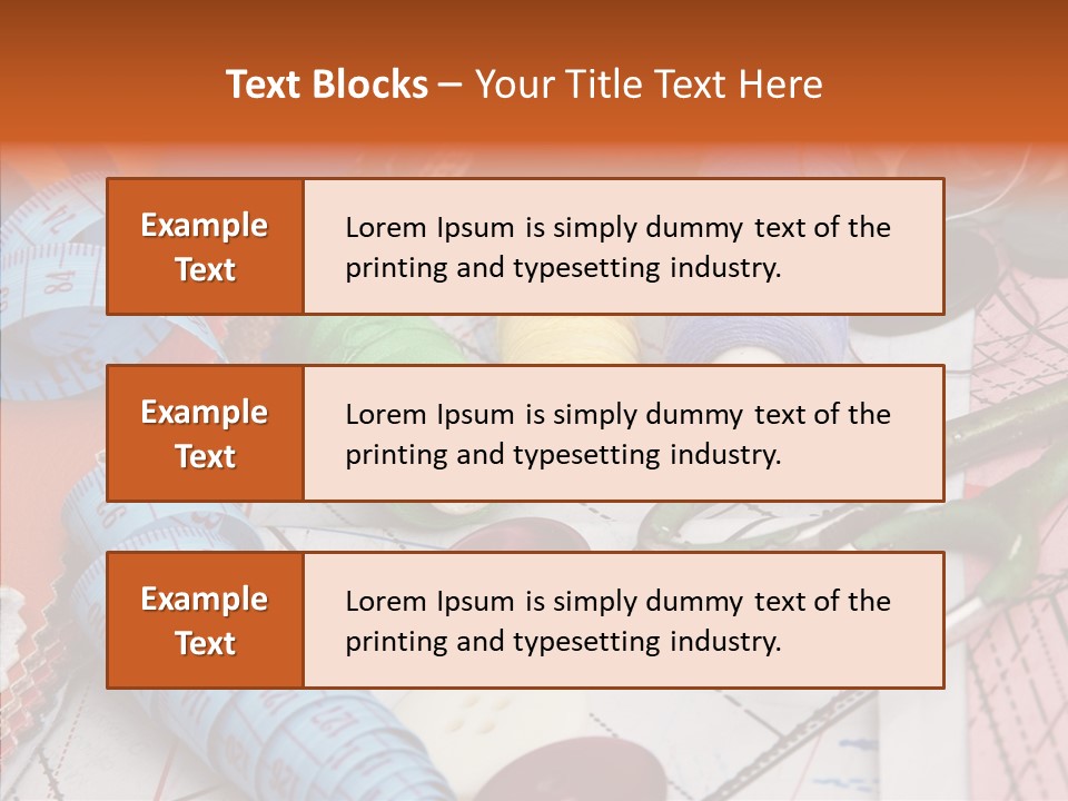 Hobby Light Close Up PowerPoint Template