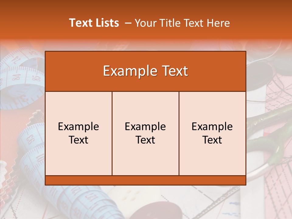 Hobby Light Close Up PowerPoint Template