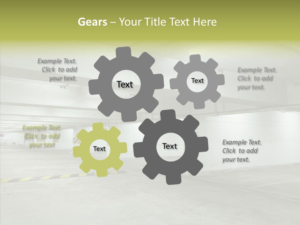 Drive Lot Dirty PowerPoint Template