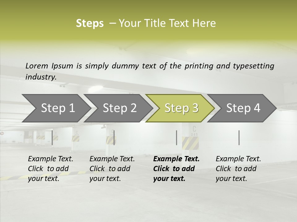 Drive Lot Dirty PowerPoint Template