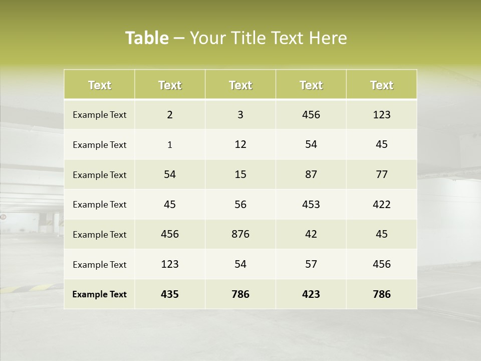 Drive Lot Dirty PowerPoint Template