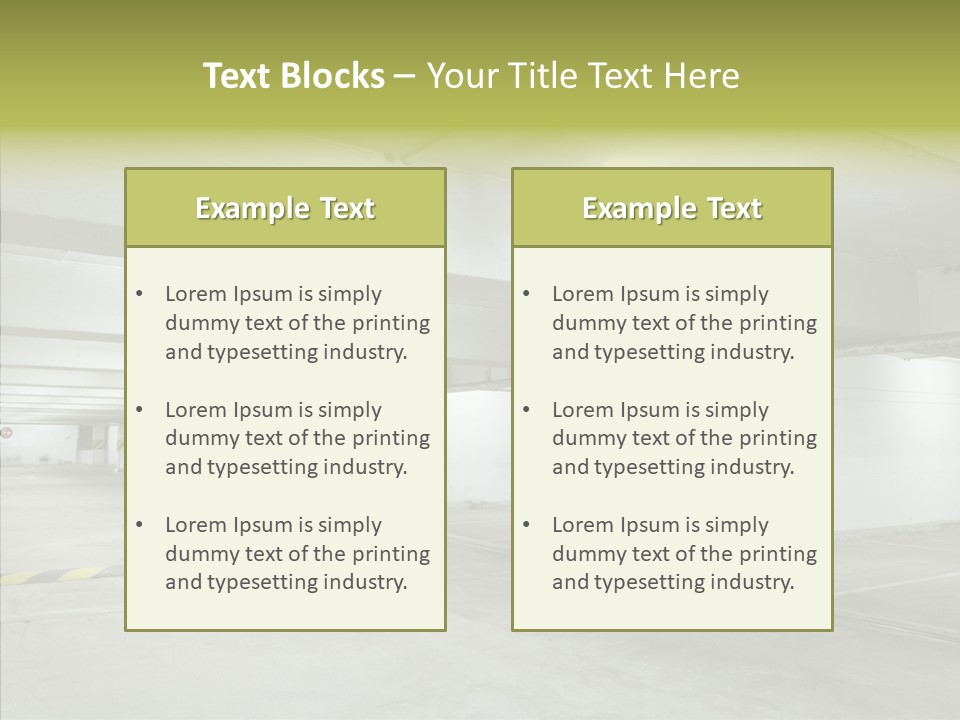 Drive Lot Dirty PowerPoint Template