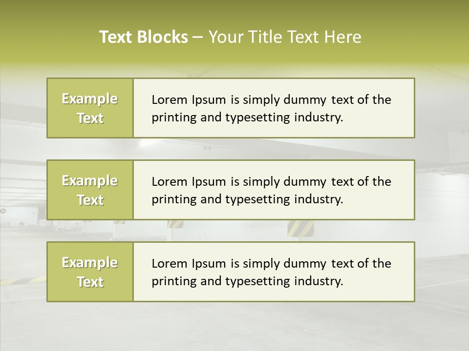 Drive Lot Dirty PowerPoint Template