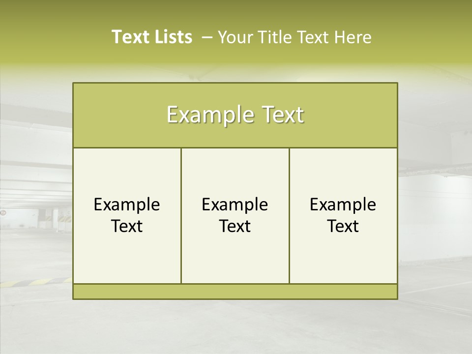 Drive Lot Dirty PowerPoint Template