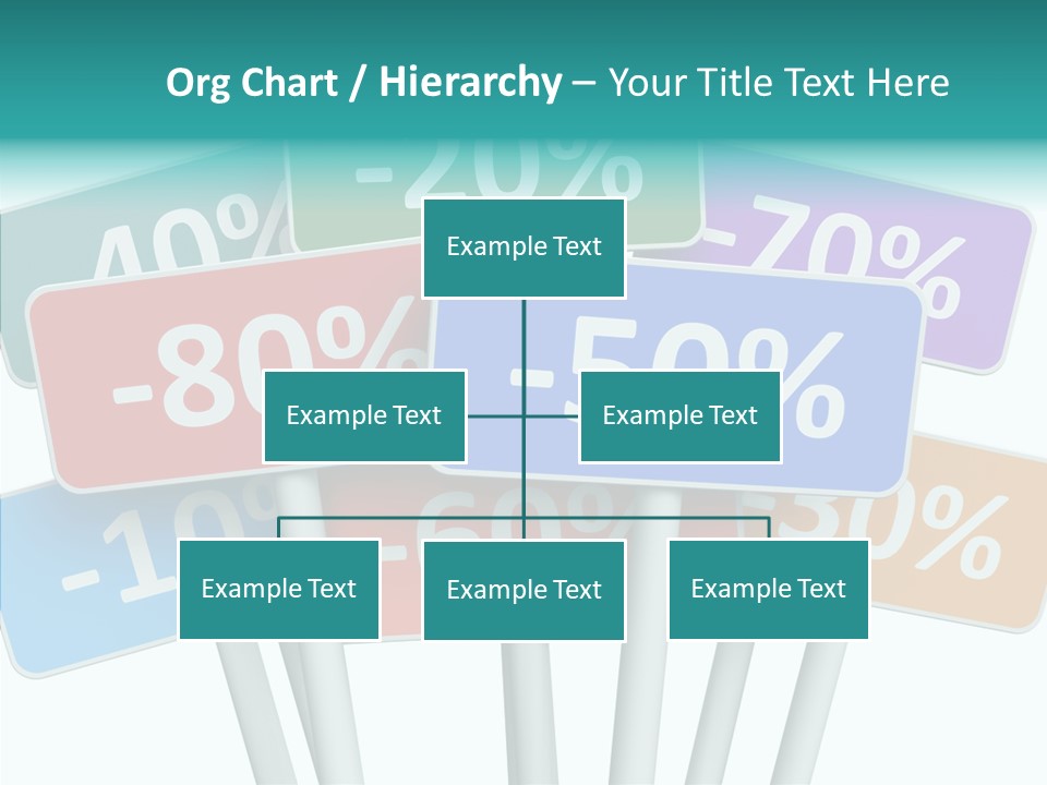 Commerce Object Percent PowerPoint Template