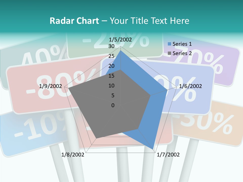 Commerce Object Percent PowerPoint Template