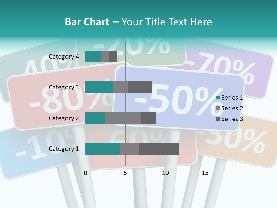 Commerce Object Percent PowerPoint Template
