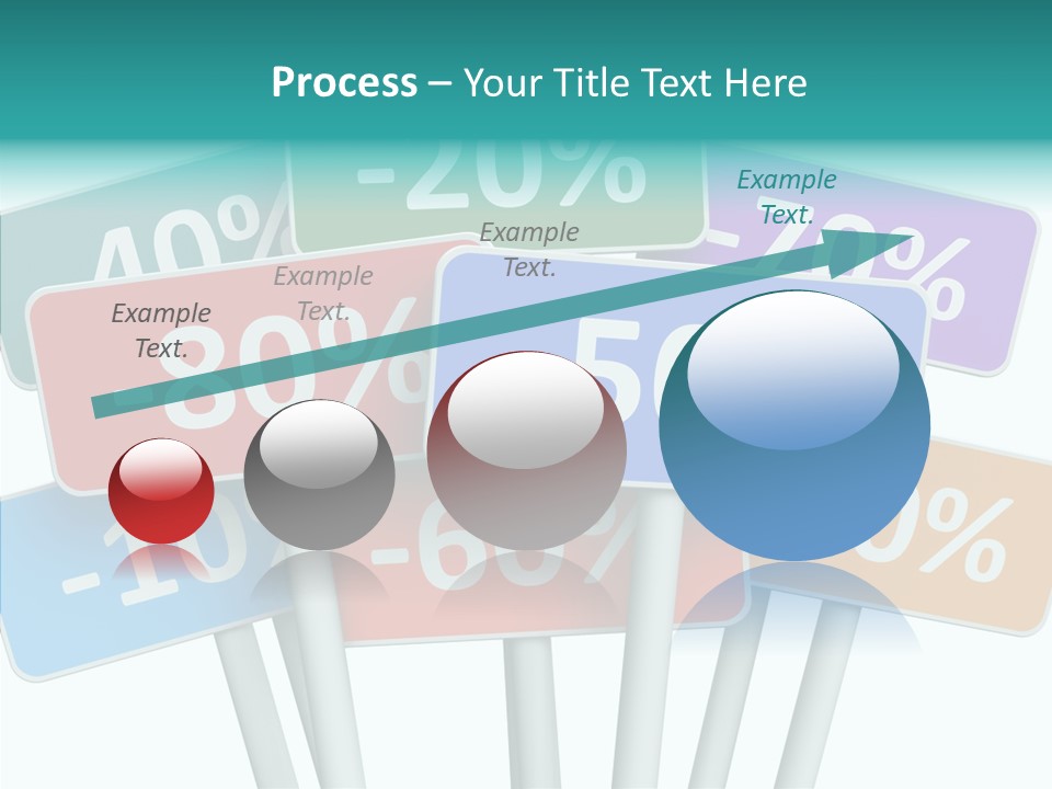 Commerce Object Percent PowerPoint Template
