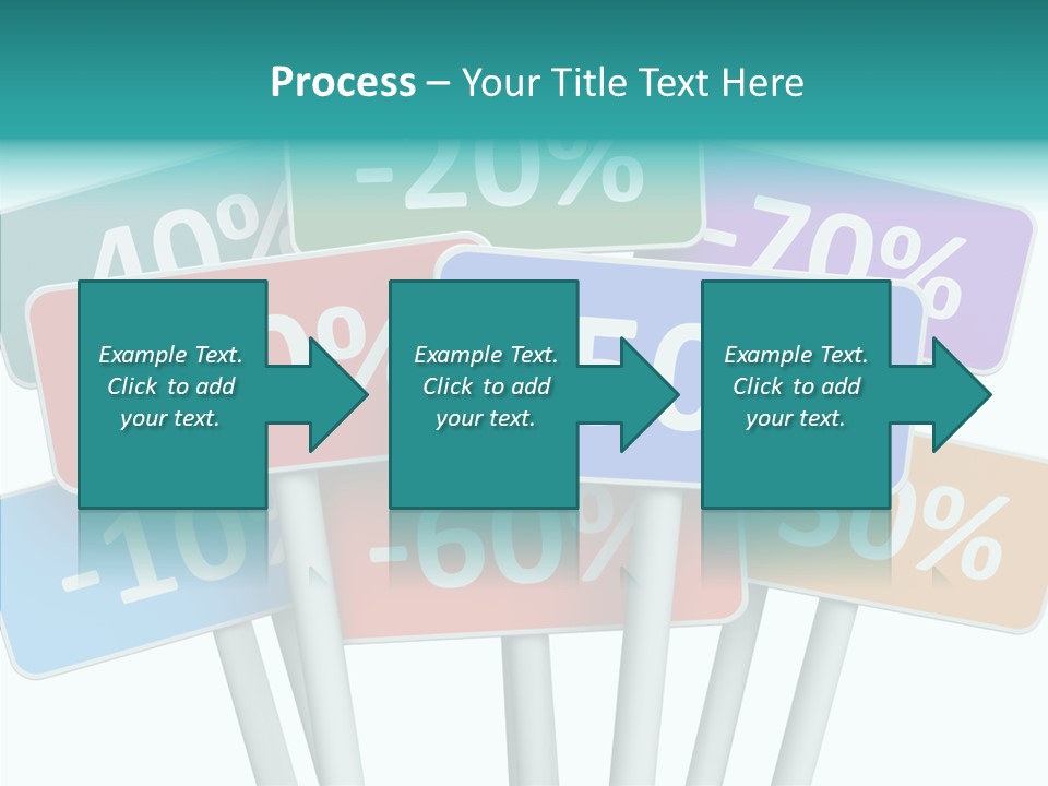 Commerce Object Percent PowerPoint Template