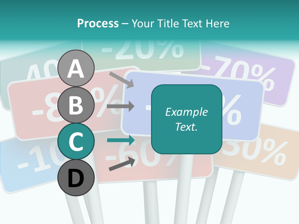 Commerce Object Percent PowerPoint Template