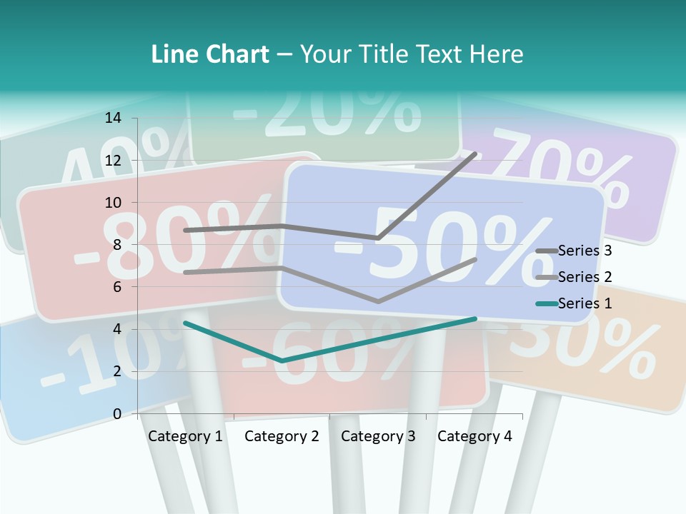 Commerce Object Percent PowerPoint Template