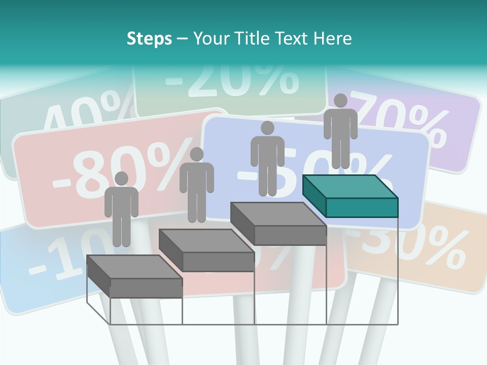 Commerce Object Percent PowerPoint Template