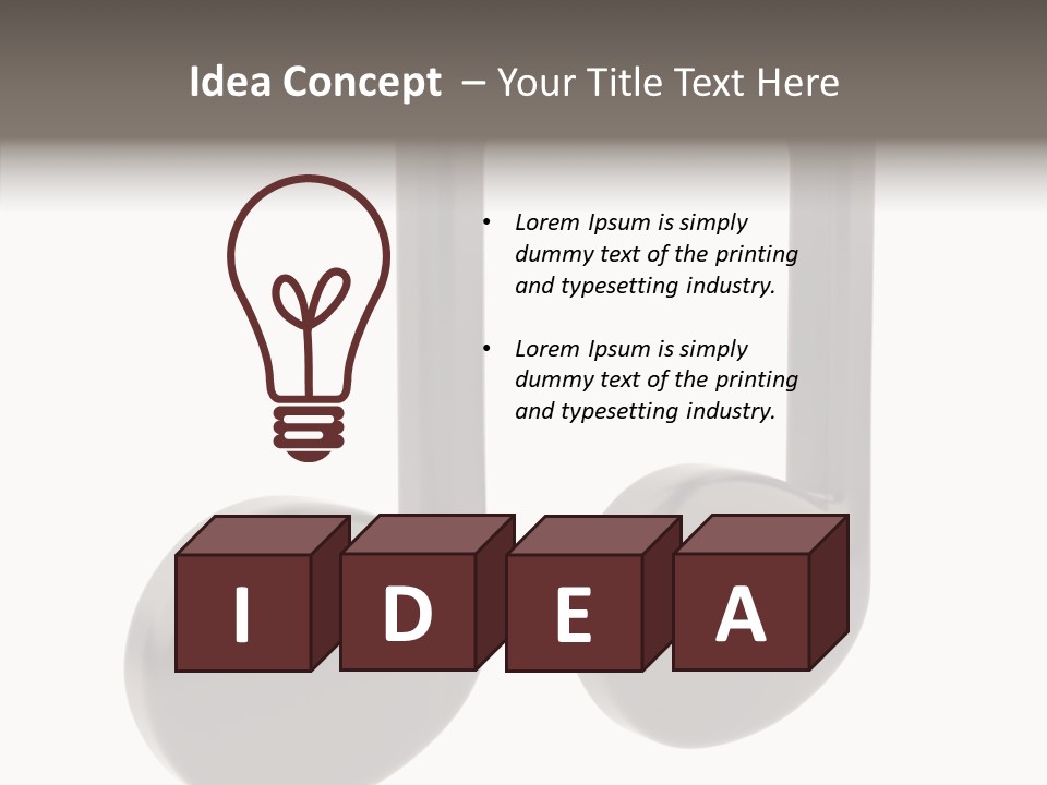 Color Element Symbol PowerPoint Template