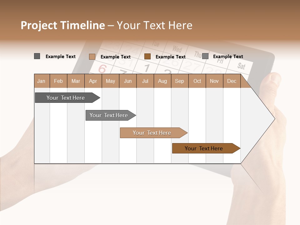 Organizer Tablet Nobody PowerPoint Template