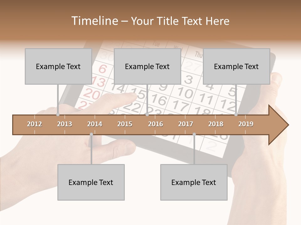 Organizer Tablet Nobody PowerPoint Template