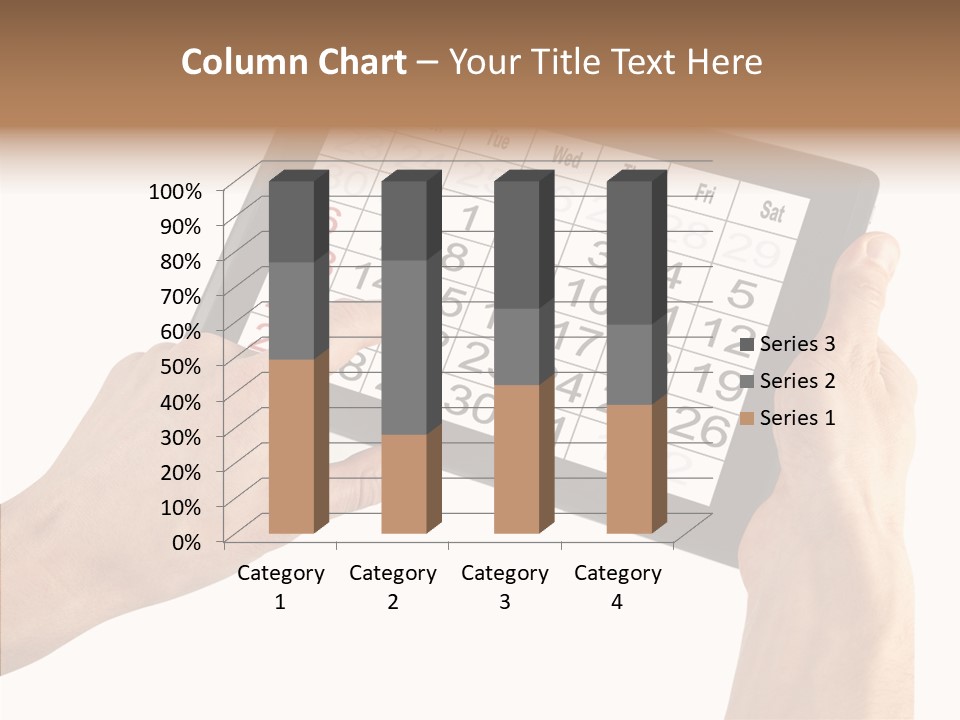 Organizer Tablet Nobody PowerPoint Template