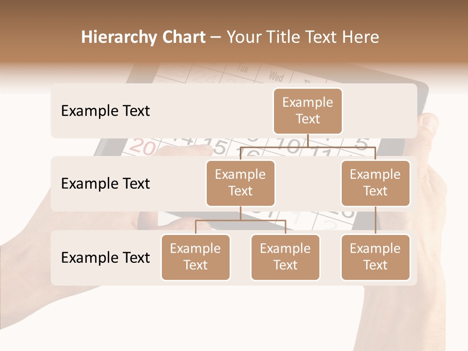 Organizer Tablet Nobody PowerPoint Template