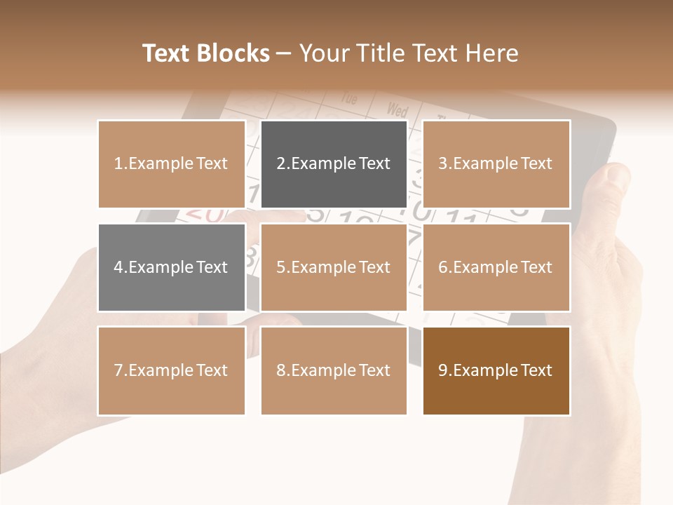 Organizer Tablet Nobody PowerPoint Template