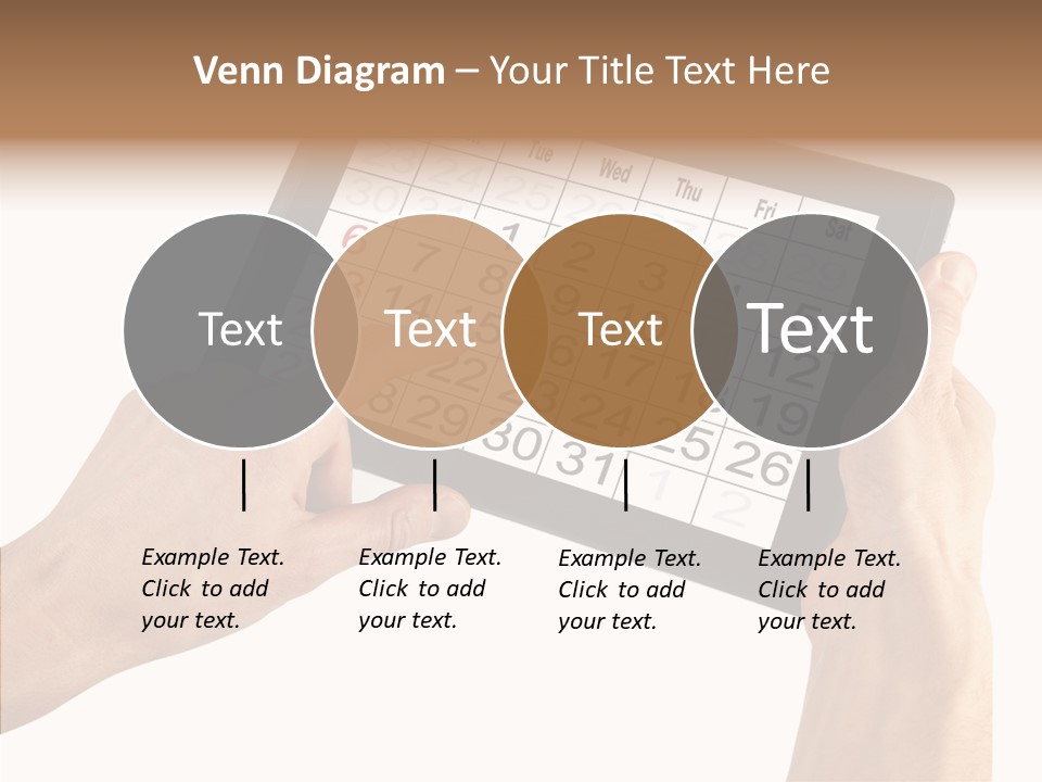Organizer Tablet Nobody PowerPoint Template
