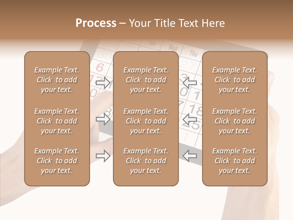 Organizer Tablet Nobody PowerPoint Template