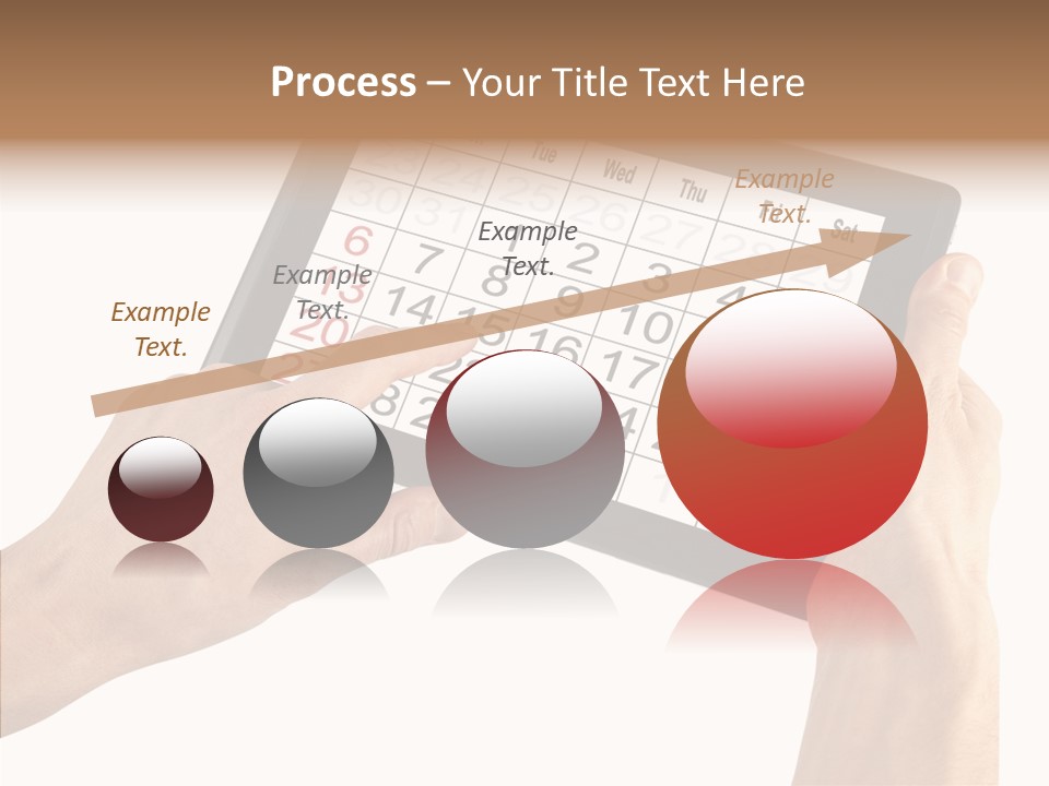 Organizer Tablet Nobody PowerPoint Template