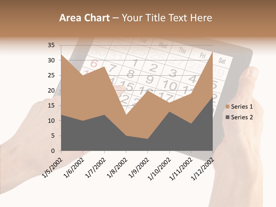 Organizer Tablet Nobody PowerPoint Template