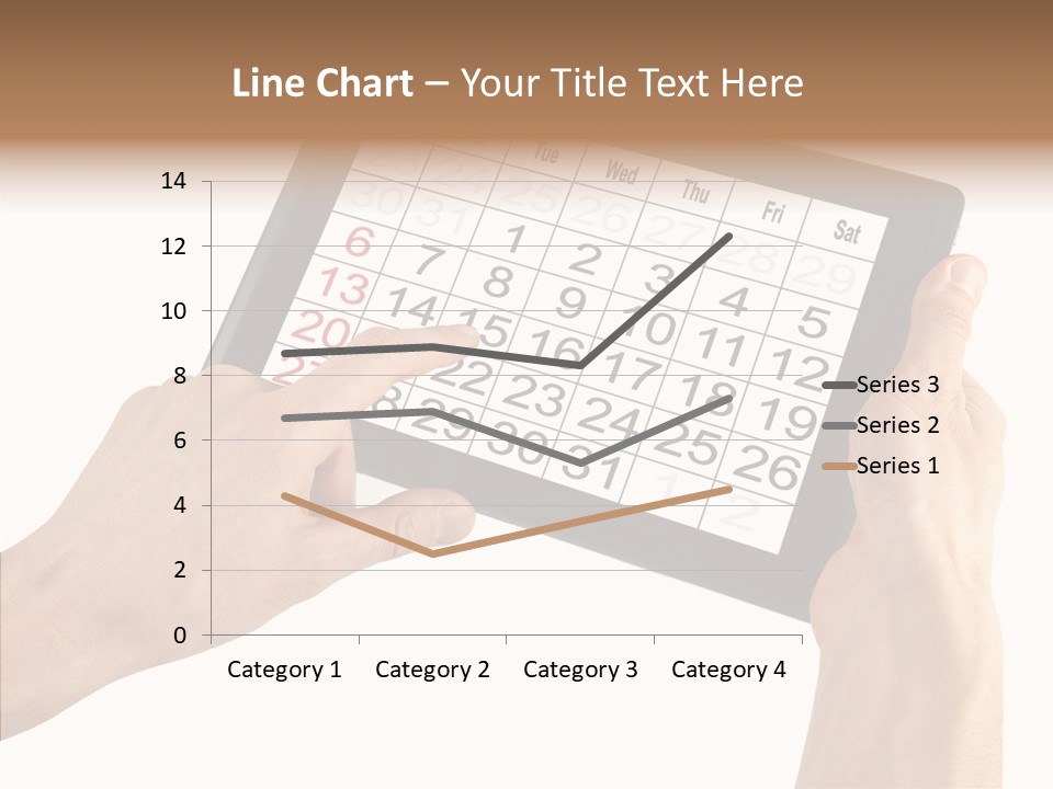 Organizer Tablet Nobody PowerPoint Template