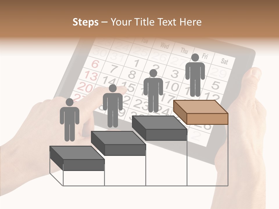 Organizer Tablet Nobody PowerPoint Template