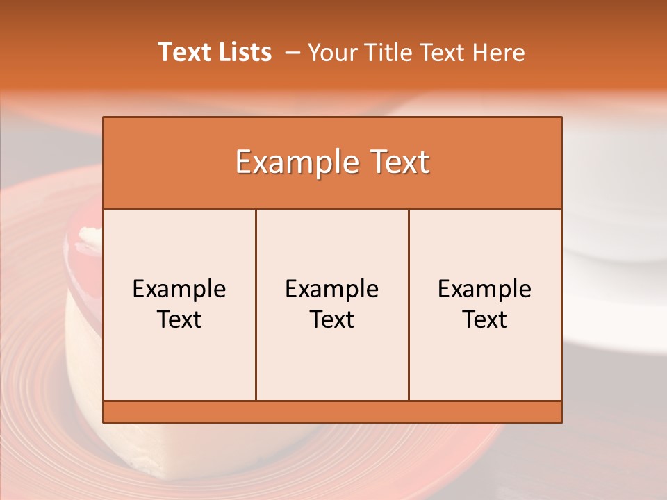 Sweet Snack Fruit PowerPoint Template