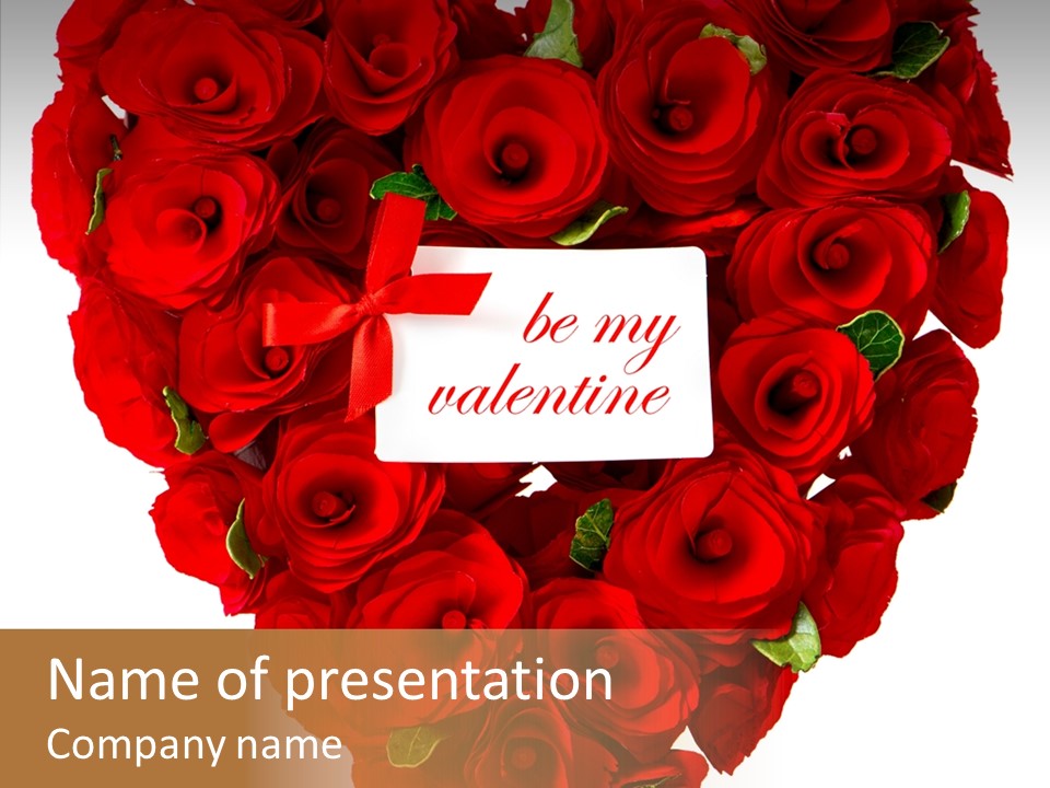 Lovely Arrangement Wish PowerPoint Template