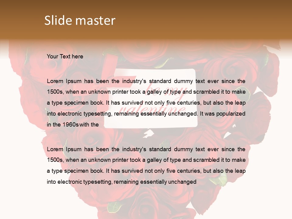 Lovely Arrangement Wish PowerPoint Template