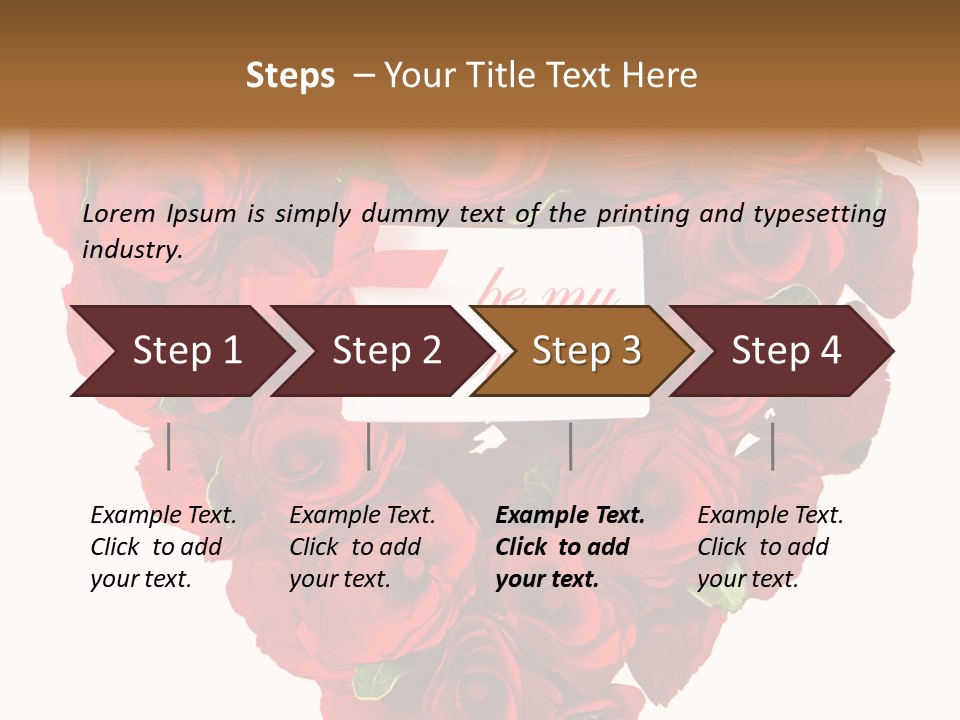 Lovely Arrangement Wish PowerPoint Template
