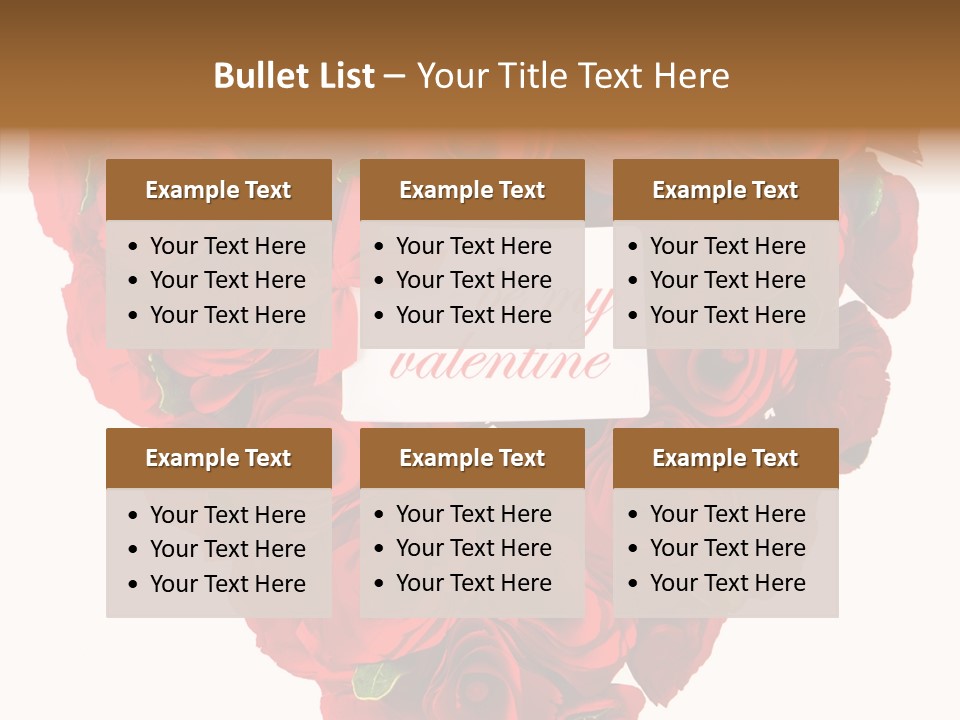 Lovely Arrangement Wish PowerPoint Template