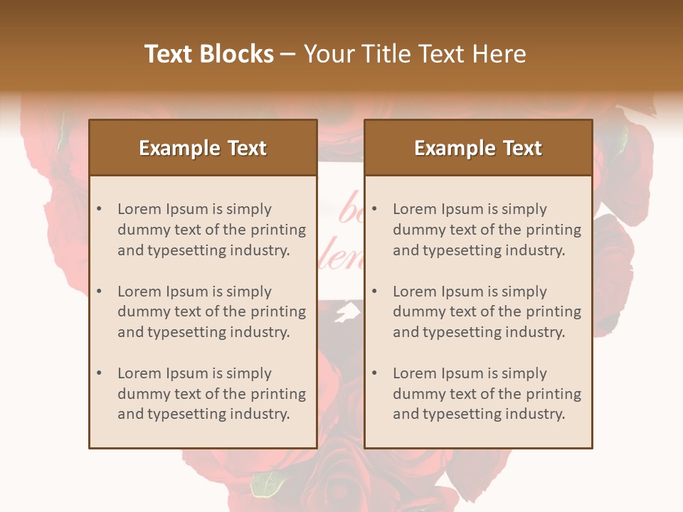 Lovely Arrangement Wish PowerPoint Template