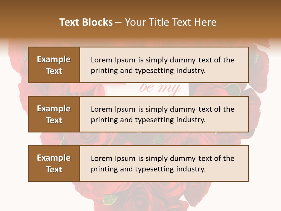 Lovely Arrangement Wish PowerPoint Template
