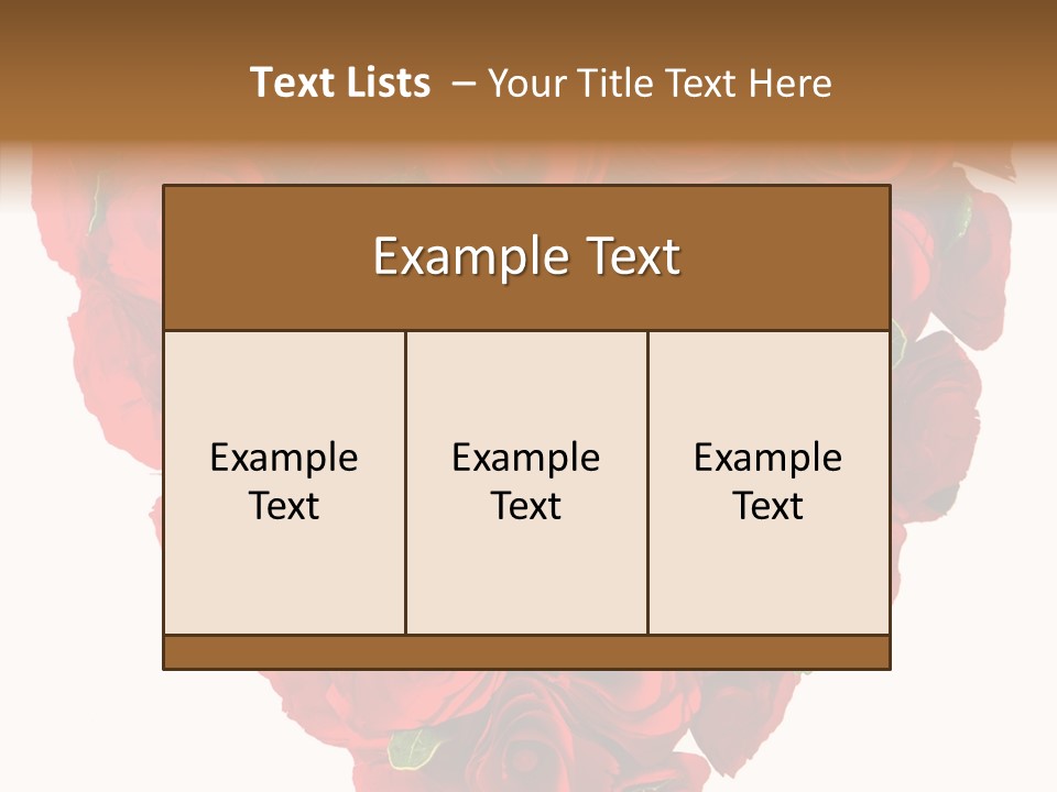 Lovely Arrangement Wish PowerPoint Template