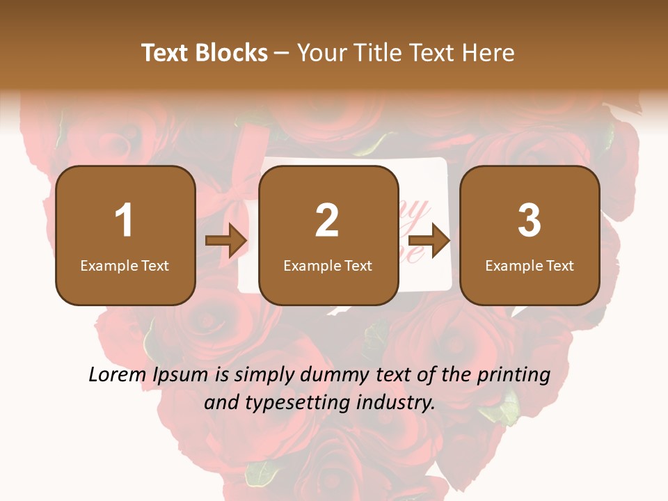 Lovely Arrangement Wish PowerPoint Template