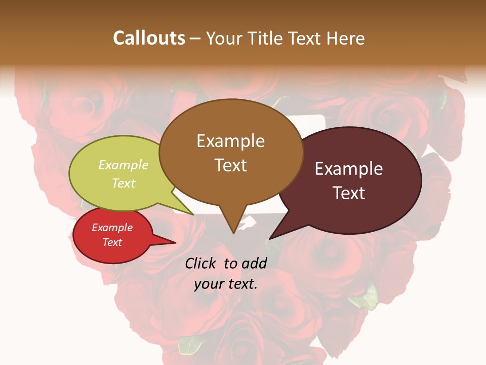 Lovely Arrangement Wish PowerPoint Template