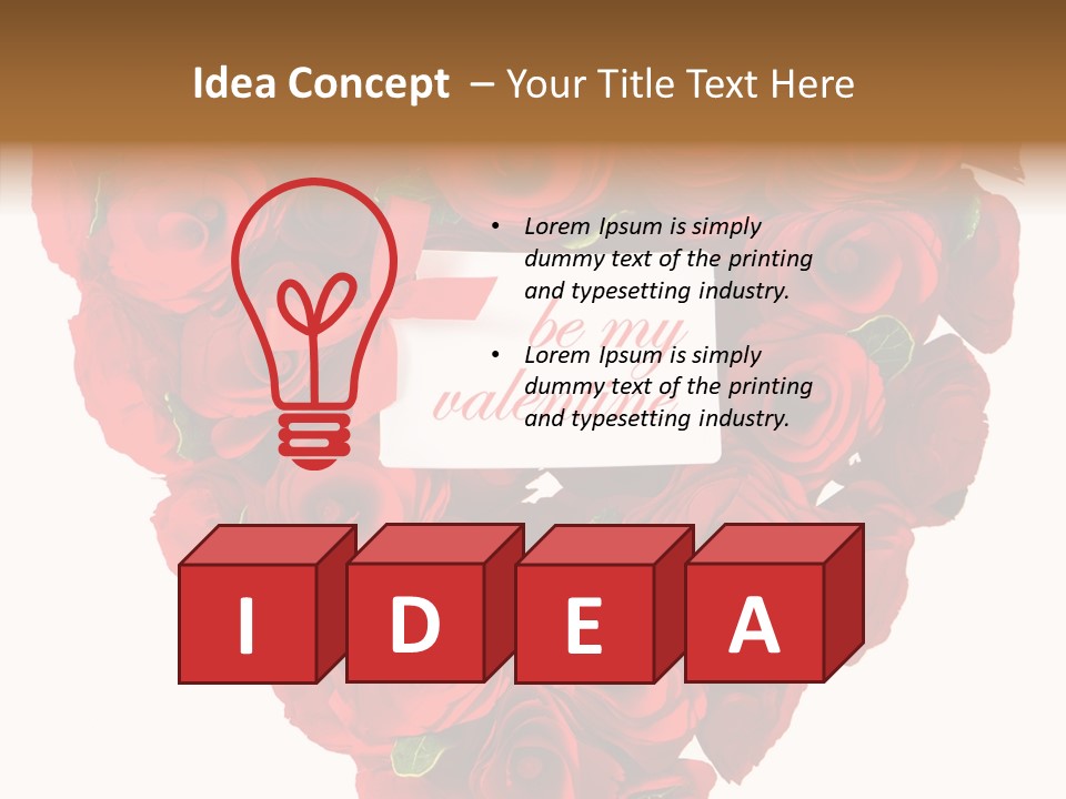 Lovely Arrangement Wish PowerPoint Template