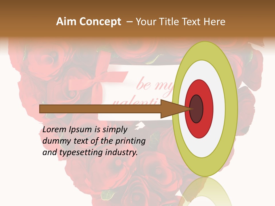 Lovely Arrangement Wish PowerPoint Template