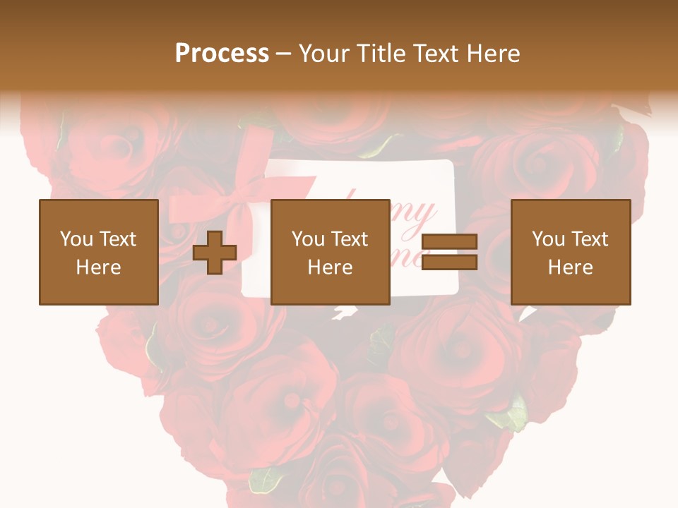 Lovely Arrangement Wish PowerPoint Template